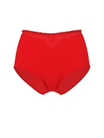 Cotton Lace-Trim Boyshort Panty