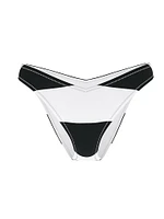 Graphic Stripe Scuba Brazilian Bikini Bottom