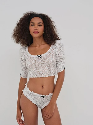 Sally Stretch Lace Top