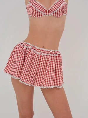 Scotch Bonnet Gingham Short