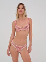 Scotch Bonnet Gingham Underwire Bra
