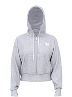 Ivy Terry Shrunken Full-Zip Hoodie