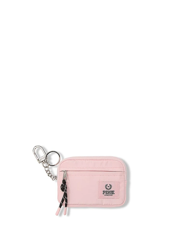 Zip Card Holder Keychain
