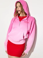Ivy Fleece Half-Zip Hoodie
