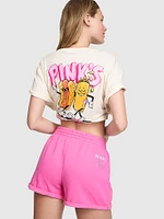 Ivy Fleece Rolled Hem Shorts