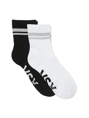 2-Pack Quarter Socks