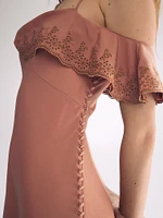Atelier Victoria's Secret X Altuzarra Georgette Draped Ruffle Dress