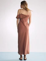 Atelier Victoria's Secret X Altuzarra Georgette Draped Ruffle Dress