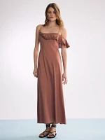 Atelier Victoria's Secret X Altuzarra Georgette Draped Ruffle Dress
