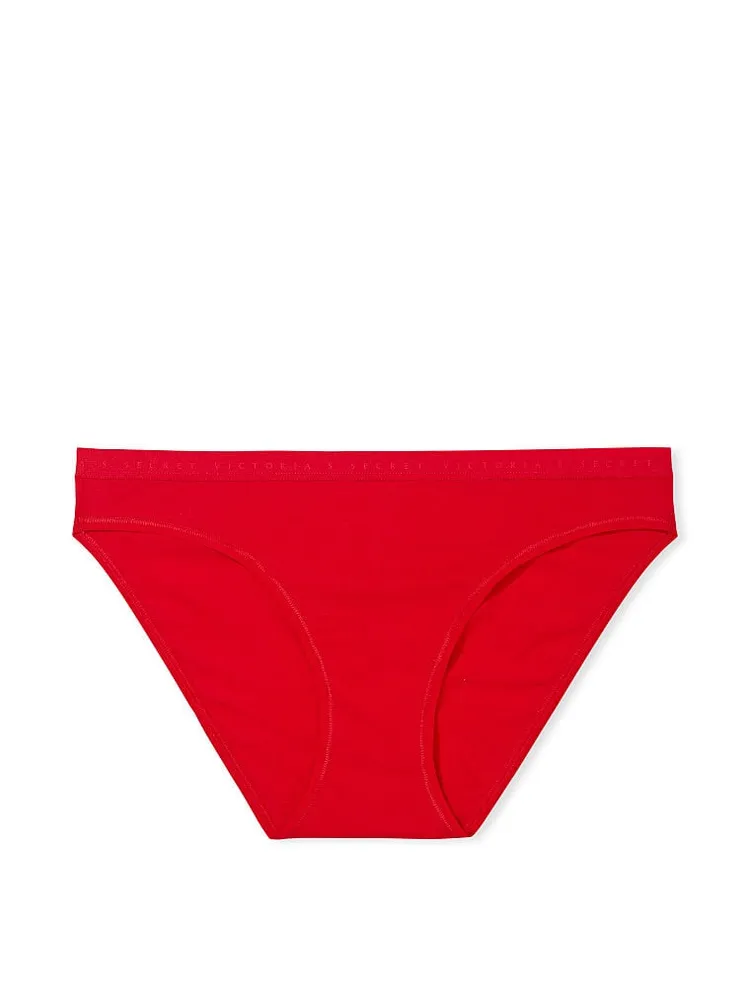 Ribbed Cotton Bikini Panty