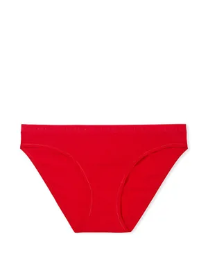 Ribbed Cotton Bikini Panty