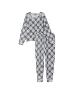 Glow Waffle Henley Jogger Set