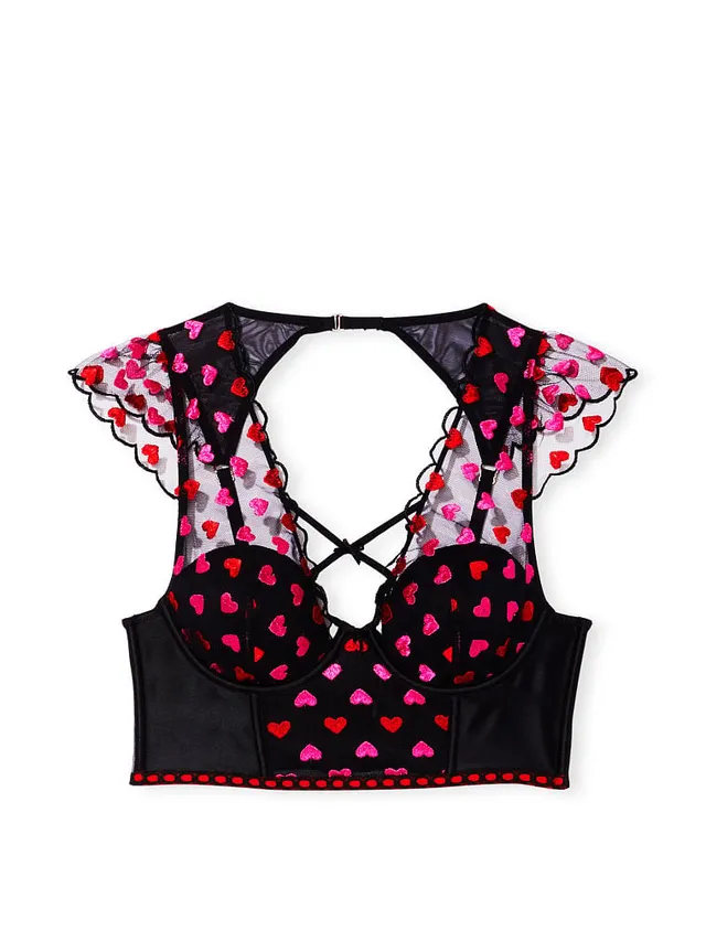 Victoria's Secret Dream Angels Strawberry Embroidery Cap-Sleeve Corset Top  Small - $71 - From Mari