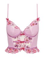 Falling Floral Underwire Bustier