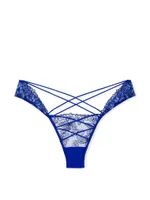 Butterfly Embroidery Strappy Open Back Panty