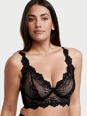 Sculpting Sheer Lace Underwire Shaper Bra