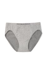 Seamless Lace-Trim High-Leg Brief Panty