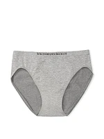 Seamless Lace-Trim High-Leg Brief Panty