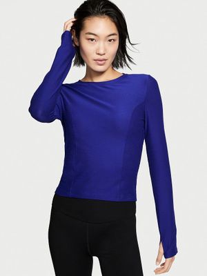 Essential Open-Back Long-Sleeve Top