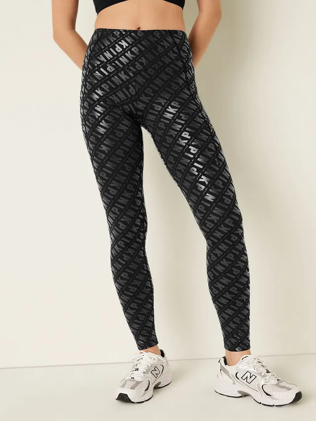 Vs Cloud Knit Flocked High-Rise Leggings