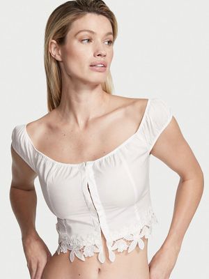 Off-Shoulder Crop Top
