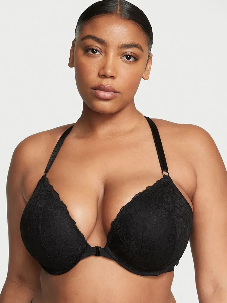 Sexy Tee Push-Up Front-Close Lace Bra