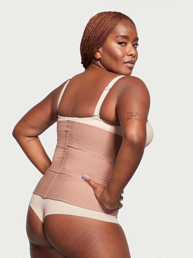 Leonisa Shapewear 3-Belt Custom Waist Cincher with Lumbar Support