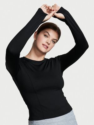 Essential Open-Back Long-Sleeve Top