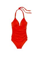 Ruched Push-Up One-Piece Swimsuit
