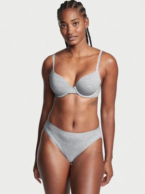 Stretch Cotton High-Leg Brief Panty
