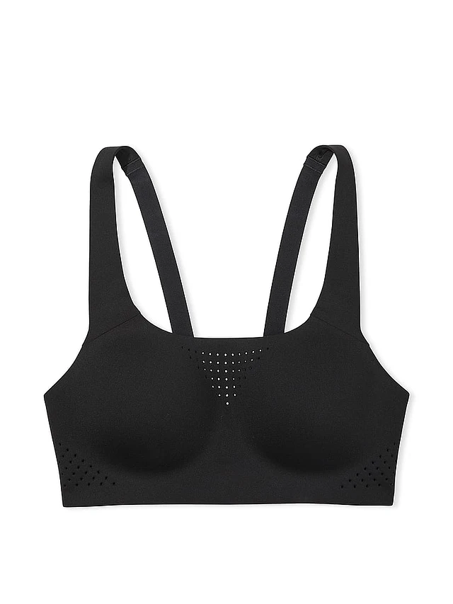 Victoria Sport Incredible Knockout Ultra Max Bra 34C Black Front Zip