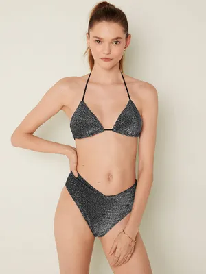 Shimmer Triangle Bikini Top