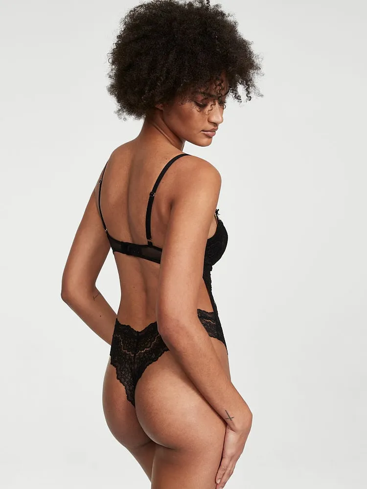 Vs Wicked Unlined Lace-Up Teddy