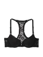 Sexy Tee Lace Lightly Lined Front-Close Demi Bra