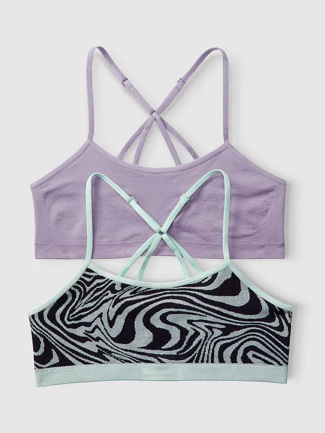 2-Pack Racerback PowerPress Sports Bra for Girls