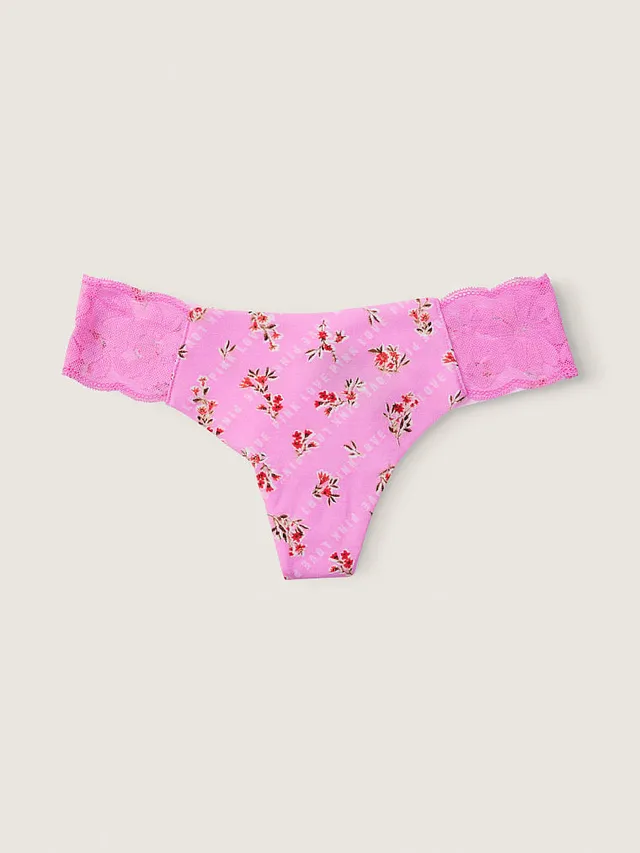 PINK 5-Pack No-Show Thong Panty