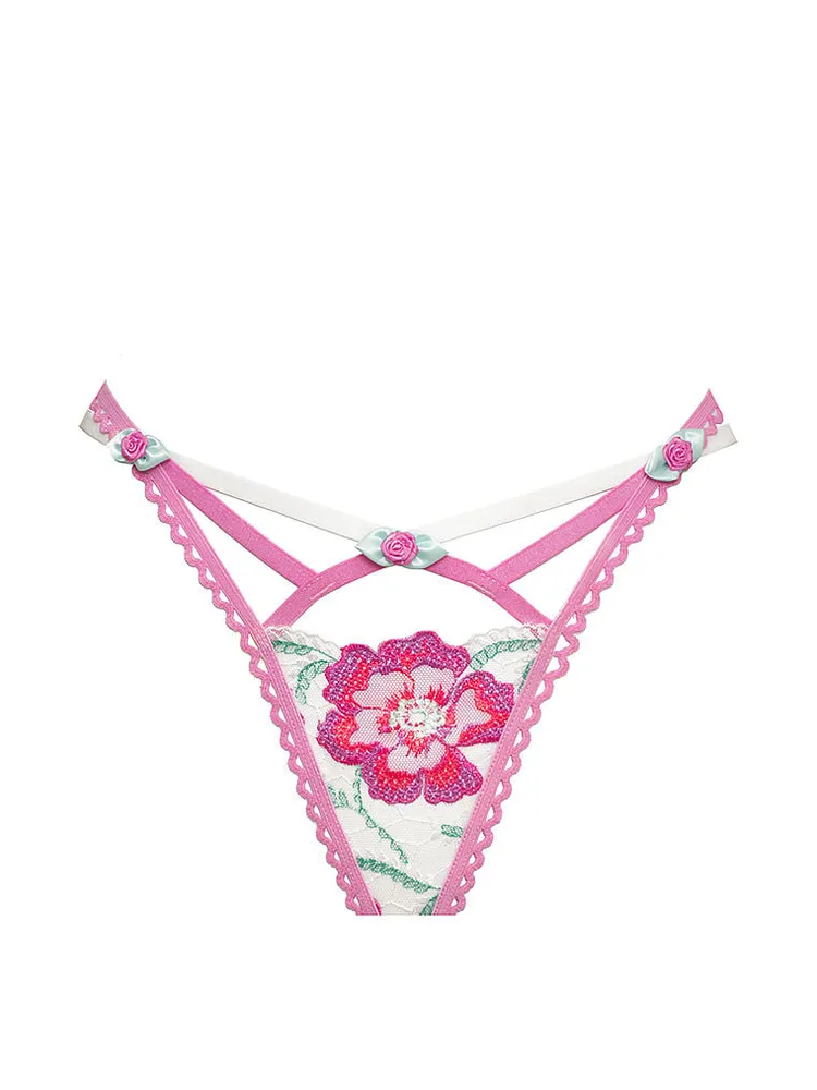Festival Floral Thong Panty