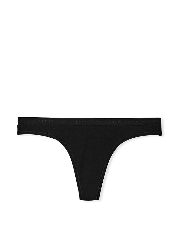 White Soft Touch Cotton Thong