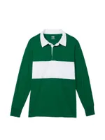 Cotton Long-Sleeve Rugby T-Shirt