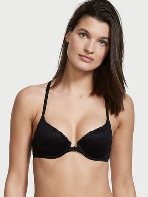 Lightly Lined Lace-Cup Demi Bra