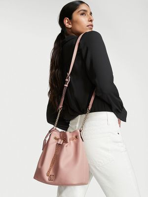 Victoria's Secret The Victoria Medium Shoulder Bag & Wallet Black Lily  Studded