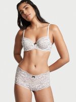 Unlined Lace Demi Bra