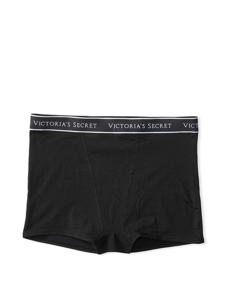 Victoria's Secret Logo Cotton High-Waist Boyshort Panty