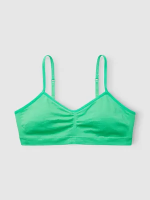 Seamless Ruched Sports Bra