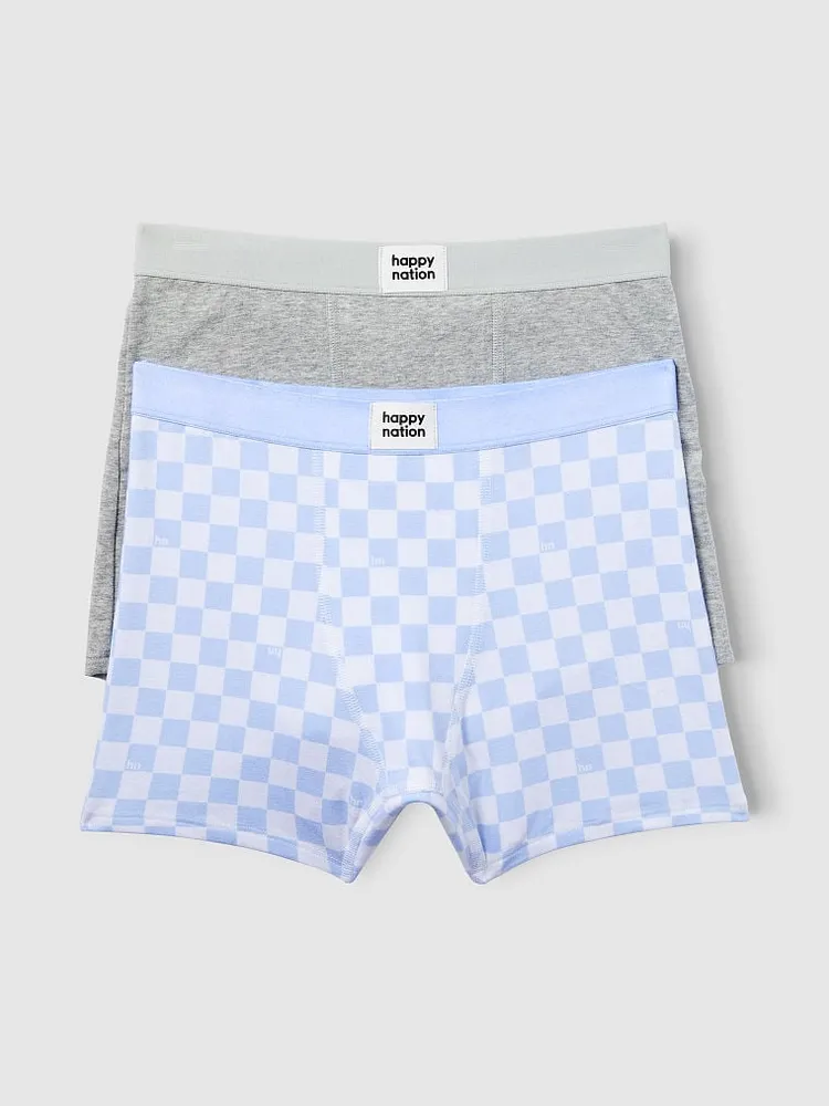 Stanfield's Men's 2 Pack Premium Cotton Boxer Briefs Underwear