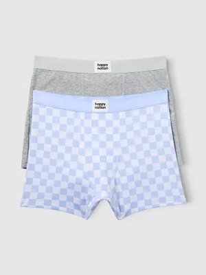 2-Pack Cotton Boxer Brief Underwear