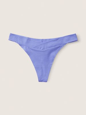 Cotton Crossover Thong Underwear