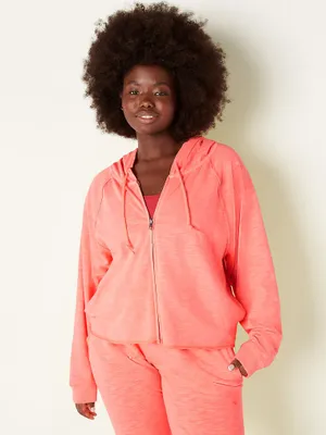 Summer Lounge Cotton Zip-Up Hoodie