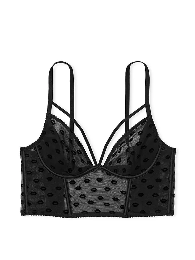 Madewell Red Mesh Polka Dot Bralette - Small – The Fashion Foundation