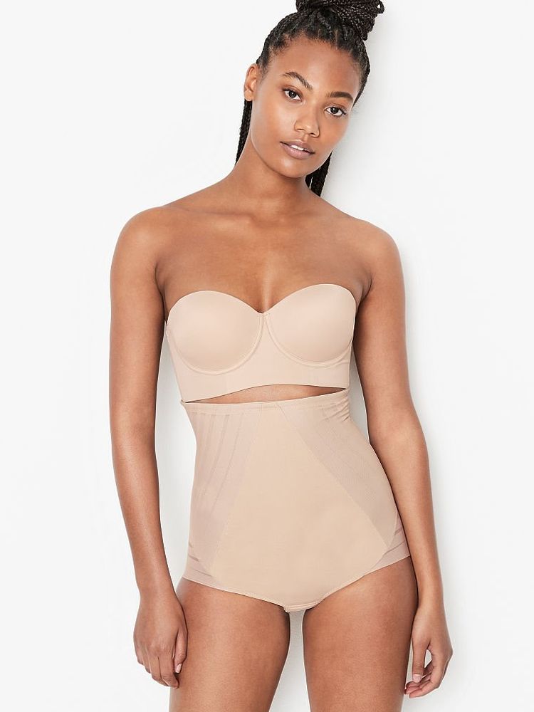 LEONISA Extra High-Waisted Sheer Bottom Sculpting Shaper Panty